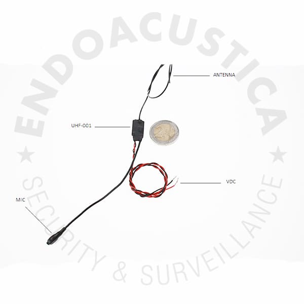 Quartz stabilized UHF bug transmitter